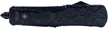 130574 Templar Knife LMDG131 Maiden Gloss Gen II Large 3.50" OTF Dagger Plain Black Oxi