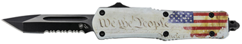 130591 Templar Knife SWTP531 We The People Gen II Small 2.25" OTF Tanto Part Serrated B
