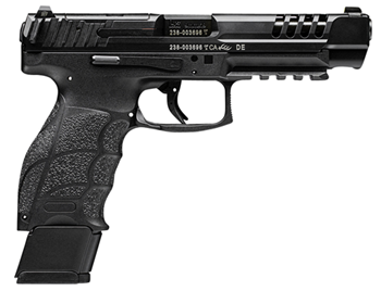 Heckler & Koch  HK 81000592 VP9L Optics Ready 9mm Luger 5" 20+1 (3) Black Black Interchangeable