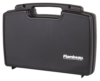 Flambeau Outdoo 130862 Flambeau 6455SC Safe Shot Pistol Case made of Polymer with Black Finish, Egg Cra