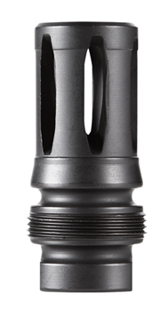 Dead Air Armame 131043 Dead Air DA122 Xeno Flash Hider Black Nitride 4140 Steel with 5/8"-24 tpi Thread