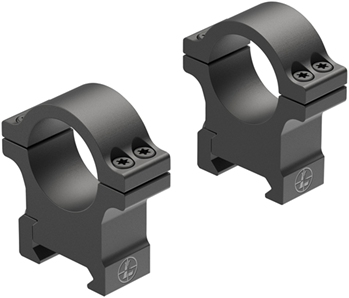 131150 Leupold 180945 Open Range Cross-Slot Scope Ring Set High 1" Tube Matte Black Alu