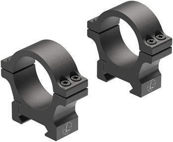 131151 Leupold 180946 Open Range Cross-Slot Scope Ring Set Low 30mm Tube Matte Black Al