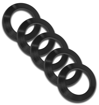 Grovtec Usa Inc 131208 Grovtec US Inc GTHM319 Crush Washer  223 Cal Black Nitride Steel 1/2"-28 tpi Rif