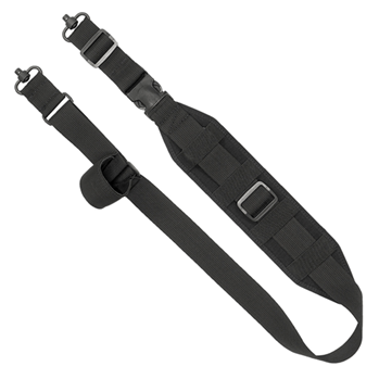 Grovtec Usa Inc 131231 Grovtec US Inc GTSL133 QS Heavy Gunner 3" Adjustable Black Rifle/Shotgun Sling w