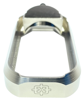 131259 Cross Armory CRGFMWSV Flared Magwell  Aluminum Silver Anodized for Most Glock Ge