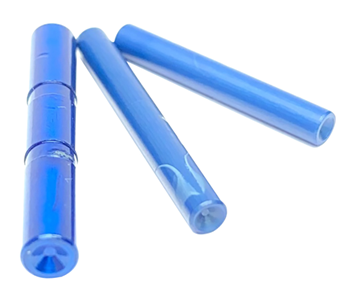 131274 Cross Armory CRG5PSBL 3 Pin Set Dimpled Blue 4140 Steel for Glock 17, 19, 26, 34