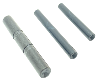 131277 Cross Armory CRG5PSBK 3 Pin Set Dimpled Black 4140 Steel for Glock 17, 19, 26, 3