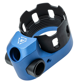 Strike Industri 131538 Strike ARTRIBUSBLU Tribus Enhanced Castle Nut & End Plate