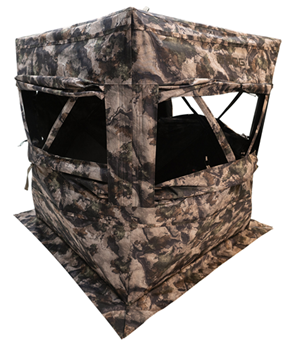 Battenfeld Tech 131607 Bog-Pod 1134435 Prevail Sitting Hub Blind Mossy Oak Terra 600D Polyester