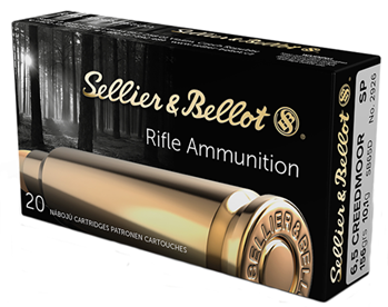 Magtech 131634 Sellier & Bellot SB65D Rifle  6.5 Creedmoor 156 gr Soft Point (SP) 20 Bx/ 25 Cs
