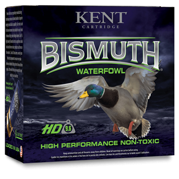 131741 Kent Cartridge B123W405 Bismuth  12 Gauge 3" 1 3/8 oz 5 Shot 25 Bx/ 10 Cs