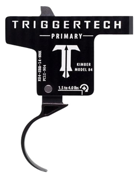 Triggertech 131756 TriggerTech K84SBB14NNK Primary  Kimber M84 Black PVD Single-Stage Curved 1.50-4