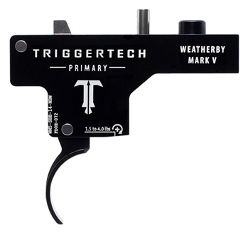 Triggertech 131757 TriggerTech WM5SBB14NBW Primary  Weatherby Mark V Black PVD Single-Stage Curved