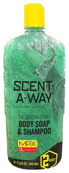 Hunters Special 131895 Scent-A-Way 07758 Shampoo/Body Wash  Odor Eliminator Odorless 32 oz