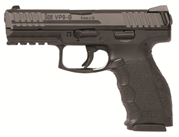 Heckler & Koch VP9-B HK 81000285 VP9  9mm Luger 4.09" 17+1 (2) Black Black Steel Black Interchangeabl