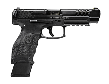 Heckler & Koch  HK 81000591 VP9L Optics Ready 9mm Luger 5" 20+1 (2) Black Black Steel Slide Blac