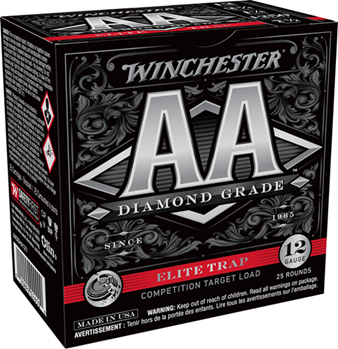 Winchester Ammu 132170 Winchester Ammo AADGHA127 AA Diamond Grade Elite 12 Gauge 2.75" 1 1/8 oz 7.5 Sho