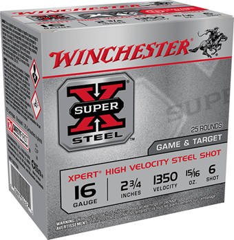 Winchester Ammu 132171 Winchester Ammo WE16GT6A Super X Xpert High Velocity 16 Gauge 2.75" 15/16 oz 6 S