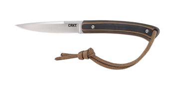 132313 Columbia River 2382 Biwa  3.02" Fixed Plain Satin 8Cr13MoV SS Blade G10 Black/Br
