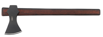 132322 Columbia River 2749 Freya  3.46" Axe w/Hammer Black S55C/1055 Carbon Steel Blade