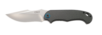 132344 Columbia River 7920 P.S.D.  3.63" Folding Plain Satin 1.4116 Blade Black Carbon