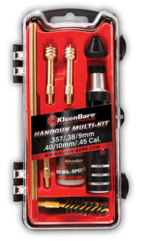 Kleen-bore 132435 KleenBore HMK3845 Handgun Multi-Kit includes Brass Rod with 7.5" Working Length,