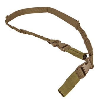 Ncstar / Vism 132537 NcStar AARS21PT VISM Sling 1.25" 55"-72" Adjustable Bungee Tan Nylon Strap w/Ela