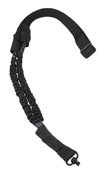 Ncstar / Vism 132539 NcStar AQDBS1B VISM 1 Point Sling 1.50" 46"-64" Adjustable Bungee Black Nylon St
