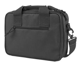 Ncstar / Vism 132540 NcStar CPDX2971U VISM Double Pistol Range Bag with Mag Pouches, Loop Fasteners,