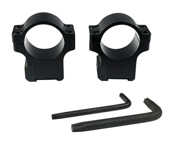 132676 CZ-USA 40088 Scope Ring Set  CZ 527 Dovetail 1" Tube Matte Black Aluminum