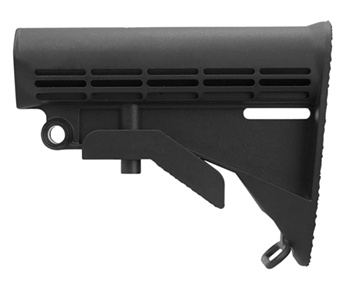 Aim Sports Inc 132806 Aim Sports  G.I. Style Stock Body  Black Synthetic AR-Platform