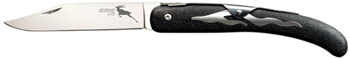 132840 Cold Steel CS20KJ Kudu Lite 4.25" Folding Plain Polished 5Cr15MoV SS Blade/Black