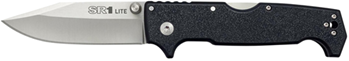 132848 Cold Steel CS-62K1 SR1 Lite 4" Folding Clip Point Plain 8Cr13MoV Stainless Steel