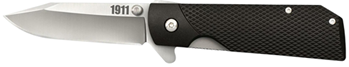 132855 Cold Steel CS-20NPJAA 1911  3" Folding Clip Point Plain 4034 Stainless Steel Bla