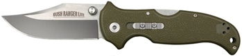 132858 Cold Steel CS21A Bush Ranger Lite 3.50" Folding Clip Point Plain 8Cr13MoV SS Bla