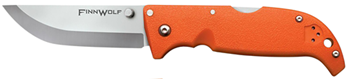 132869 Cold Steel CS20NPJ Finn Wolf 3.50" Folding Straight Back Plain Satin Polished AU
