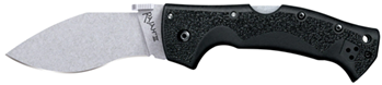 132871 Cold Steel CS62JM Rajah III 3.50" Folding Drop Point Plain Stone Washed AUS-10A
