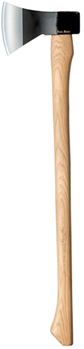 132886 Cold Steel CS90TA Trail Boss 4" Blade 1055 Carbon Steel Blade American Hickory 2