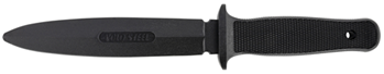 132908 Cold Steel CS92R10D Peace Keeper I Rubber Trainer 7" Fixed Plain Blade Black San
