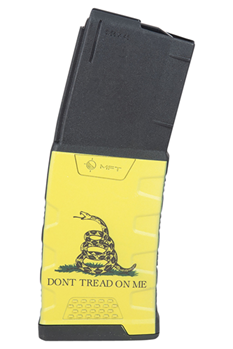 133004 Mission First Tactical EXDPM556GF Extreme Duty  Black with Gadsden Flag Detachab