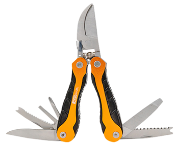 Fortune Prodinc 133039 AccuSharp 085C Sportsman's Multi-Tool Black/Orange Folding Plain