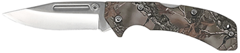 Fortune Prodinc 133046 AccuSharp 713C Lockback  3" Folding Clip Point Plain Stainless Steel Blade/Camo