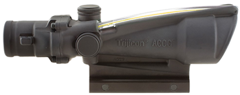 133142 Trijicon 100146 ACOG  Matte Black 3.5x35mm Illuminated Amber Chevron .223/5.56 B