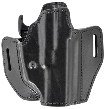 133358 Bianchi 58351 Assent Pro-Fit OWB Black Leather Size 83 Belt Slide Mount Right Ha