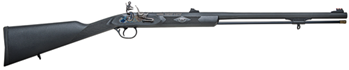 Traditions Inc PA PELLET Traditions R382050 PA Pellet Ultralight 50 Cal Flintlock 26" Blued Black