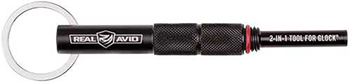 133696 Real Avid/Revo AVGLOCK21 2-In-1 Tool Black Steel Handgun Glock Knurled Handle