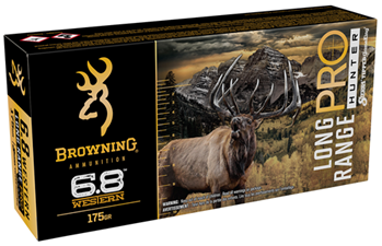 Browning Ammuni 133714 Browning Ammo B192500682 Long Range Pro Hunter 6.8 Western 175 gr Sierra Tipped