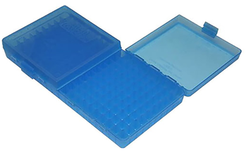 Mtm Molded Prod 133735 MTM Case-Gard P200-45-24 Case-Gard 200 Series Multi-Caliber Handgun Clear Blue P