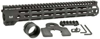 133744 Midwest Industries MIG4M12625 Tactical G4M Handguard AR-15 Black Hardcoat Anodiz